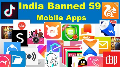 What are the 59 apps banned in India